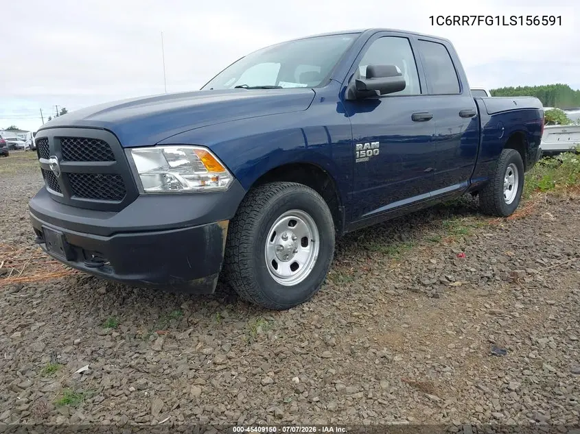 2020 Ram 1500 Classic Tradesman 4X4 6'4 Box VIN: 1C6RR7FG1LS156591 Lot: 45409150