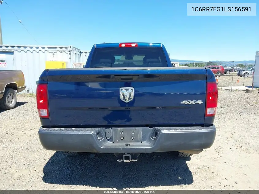 2020 Ram 1500 Classic Tradesman 4X4 6'4 Box VIN: 1C6RR7FG1LS156591 Lot: 45409150