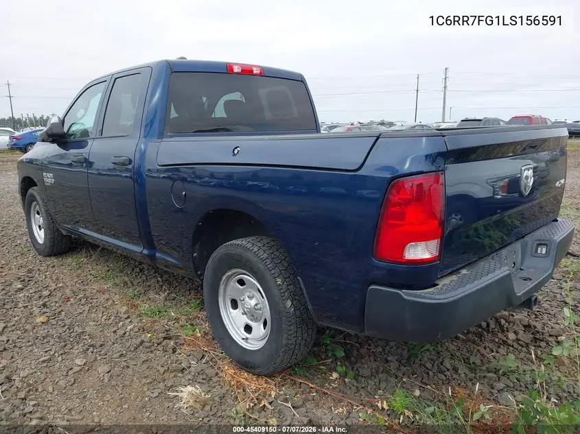 2020 Ram 1500 Classic Tradesman 4X4 6'4 Box VIN: 1C6RR7FG1LS156591 Lot: 45409150