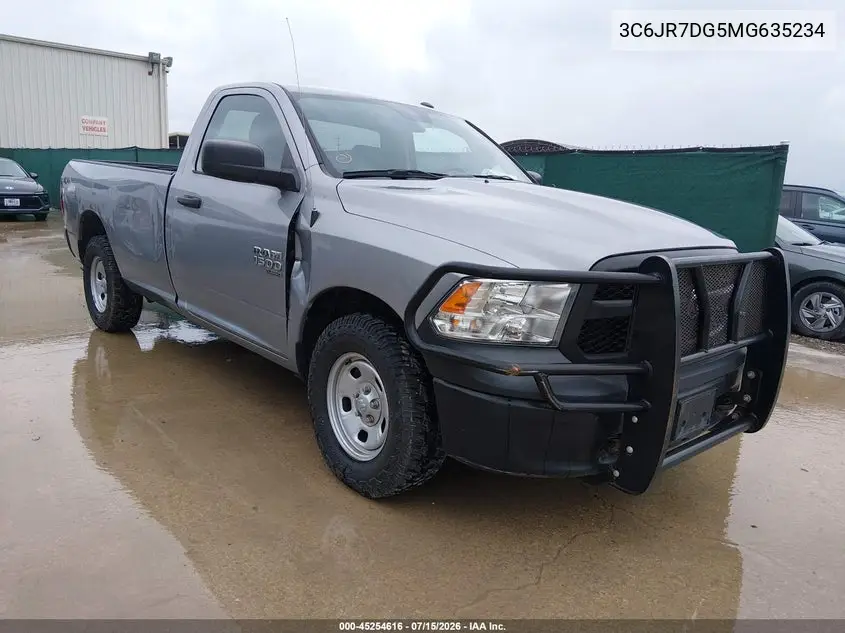 2021 Ram 1500 Classic Tradesman 4X4 8' Box VIN: 3C6JR7DG5MG635234 Lot: 45254616