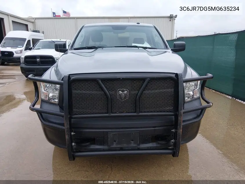 2021 Ram 1500 Classic Tradesman 4X4 8' Box VIN: 3C6JR7DG5MG635234 Lot: 45254616