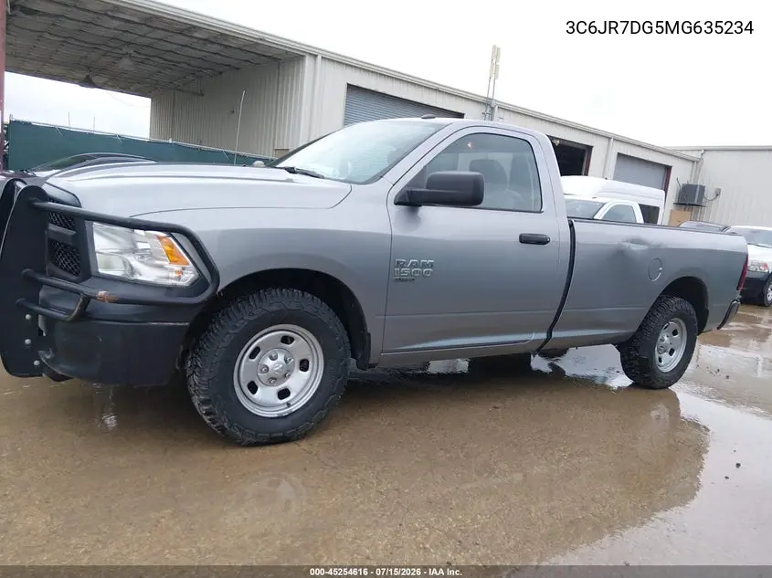 2021 Ram 1500 Classic Tradesman 4X4 8' Box VIN: 3C6JR7DG5MG635234 Lot: 45254616