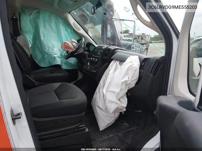2021 Ram Promaster 2500 High Roof 159 Wb VIN: 3C6LRVDG9ME555203 Lot: 45384980