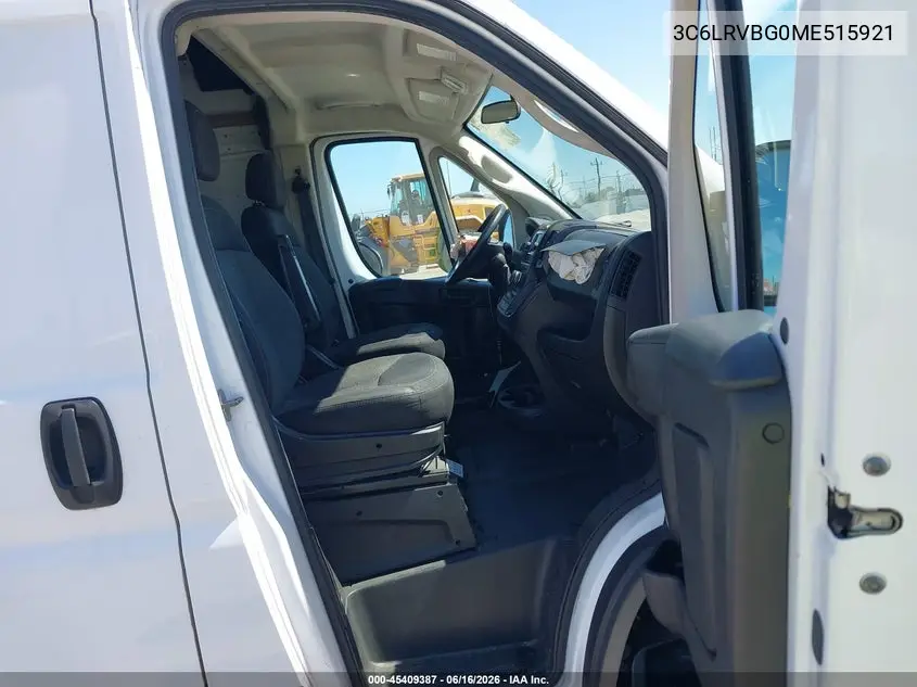 2021 Ram Promaster 1500 High Roof 136 Wb VIN: 3C6LRVBG0ME515921 Lot: 45409387