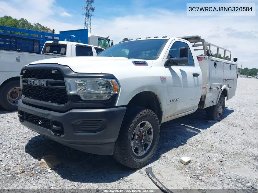 2022 Ram 3500 Chassis Tradesman/Slt VIN: 3C7WRCAJ8NG320584 Lot: 45269212