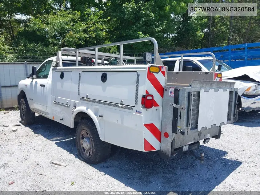2022 Ram 3500 Chassis Tradesman/Slt VIN: 3C7WRCAJ8NG320584 Lot: 45269212