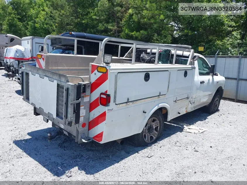2022 Ram 3500 Chassis Tradesman/Slt VIN: 3C7WRCAJ8NG320584 Lot: 45269212