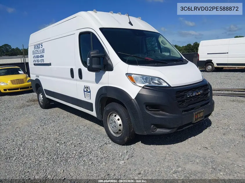 2023 Ram Promaster 2500 High Roof 159 Wb VIN: 3C6LRVDG2PE588872 Lot: 45459094