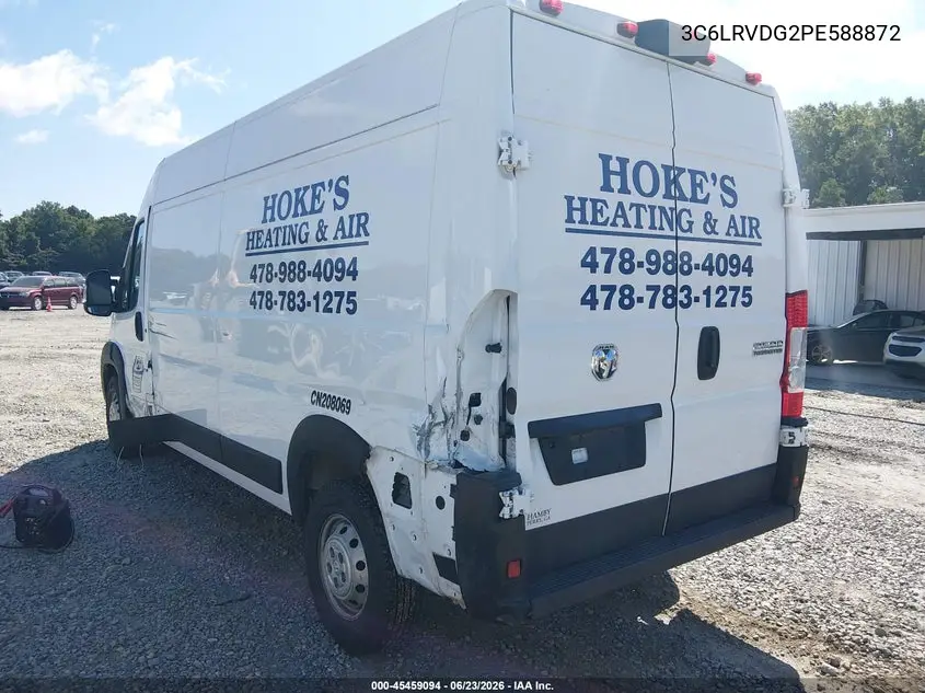 2023 Ram Promaster 2500 High Roof 159 Wb VIN: 3C6LRVDG2PE588872 Lot: 45459094