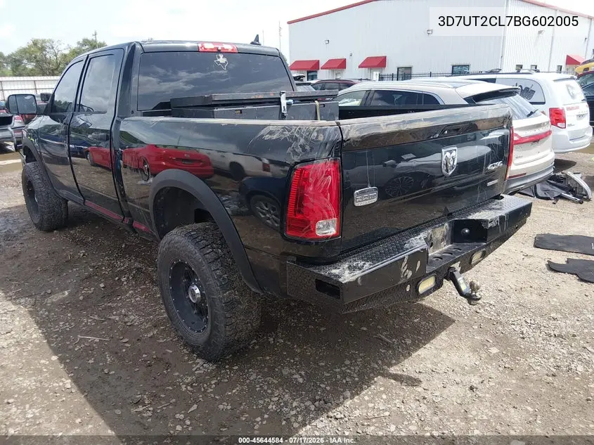 2011 Ram Ram 2500 St VIN: 3D7UT2CL7BG602005 Lot: 45644584