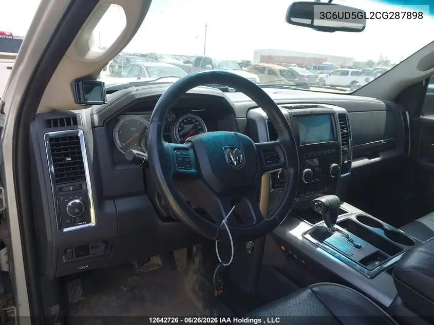 2012 Ram 2500 Laramie Limited VIN: 3C6UD5GL2CG287898 Lot: 12642726x