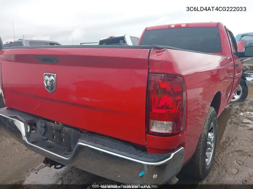 2012 Ram 2500 St VIN: 3C6LD4AT4CG222033 Lot: 45186028