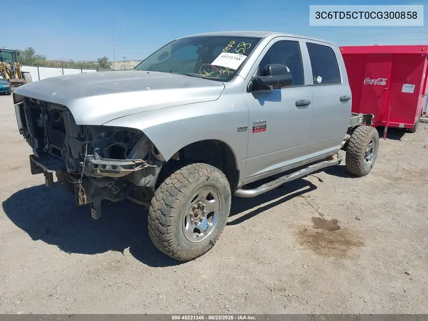 2012 Ram 2500 St VIN: 3C6TD5CT0CG300858 Lot: 45221348