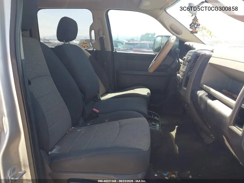 2012 Ram 2500 St VIN: 3C6TD5CT0CG300858 Lot: 45221348