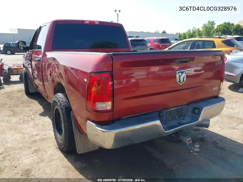 2012 Ram 2500 St VIN: 3C6TD4CL0CG328976 Lot: 45606769
