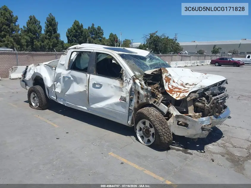 2012 Ram 2500 Laramie VIN: 3C6UD5NL0CG171828 Lot: 45644707