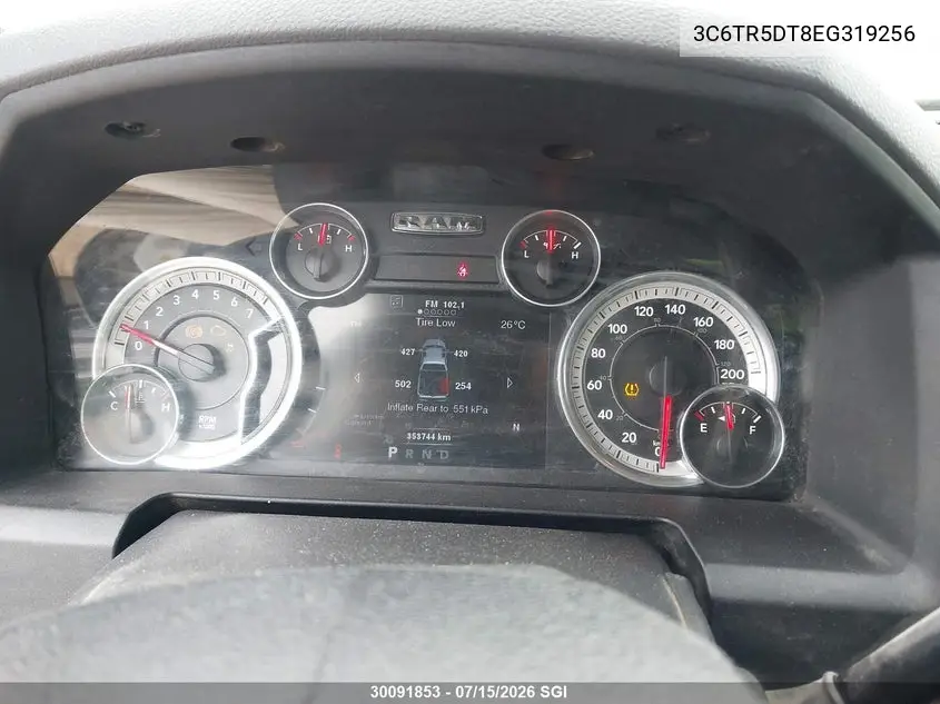 2014 Ram 2500 Slt VIN: 3C6TR5DT8EG319256 Lot: 30091853