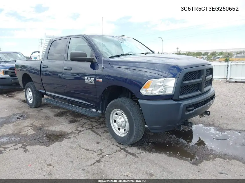 2014 Ram 2500 Tradesman VIN: 3C6TR5CT3EG260652 Lot: 45297848