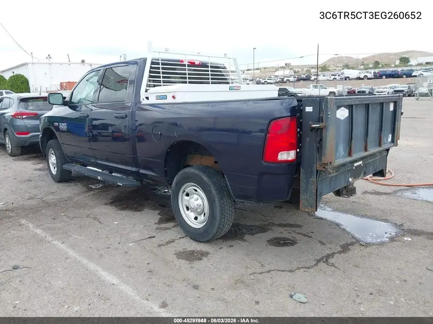 2014 Ram 2500 Tradesman VIN: 3C6TR5CT3EG260652 Lot: 45297848
