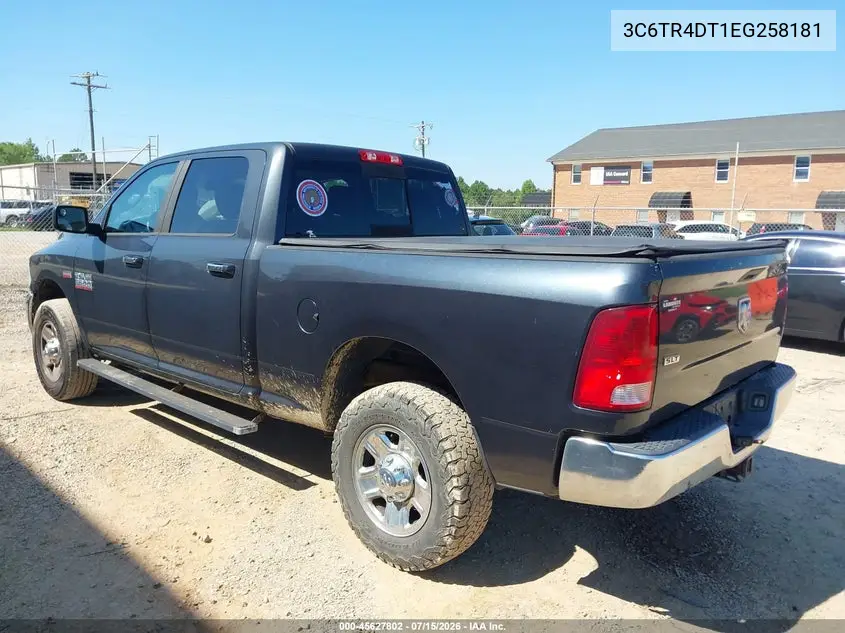 2014 Ram 2500 Slt VIN: 3C6TR4DT1EG258181 Lot: 45627802