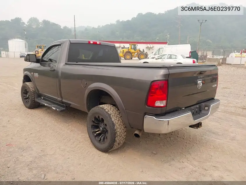 2014 Ram 2500 Tradesman VIN: 3C6MR5AJ6EG239770 Lot: 45660035
