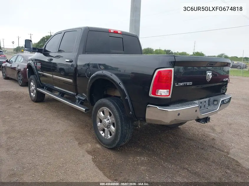 3C6UR5GLXFG674818 2015 Ram 2500 Longhorn Limited