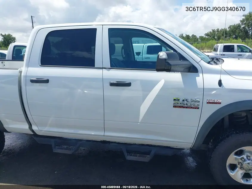 2016 Ram 2500 Tradesman Power Wagon VIN: 3C6TR5CJ9GG340670 Lot: 45403168