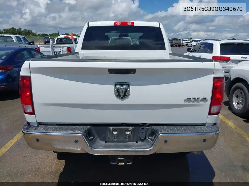 2016 Ram 2500 Tradesman Power Wagon VIN: 3C6TR5CJ9GG340670 Lot: 45403168
