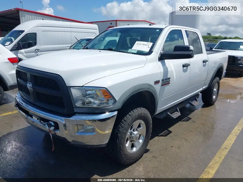 2016 Ram 2500 Tradesman Power Wagon VIN: 3C6TR5CJ9GG340670 Lot: 45403168