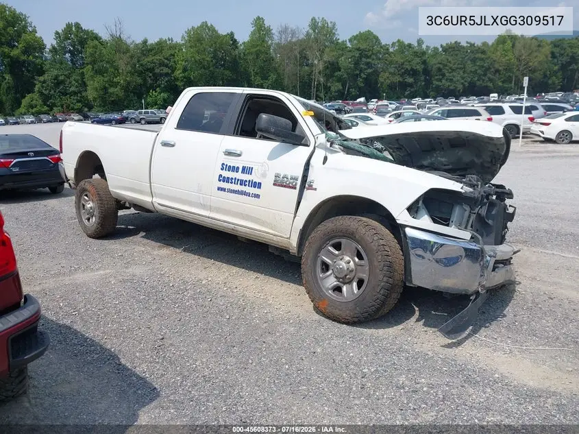 2016 Ram 2500 Slt VIN: 3C6UR5JLXGG309517 Lot: 45608373