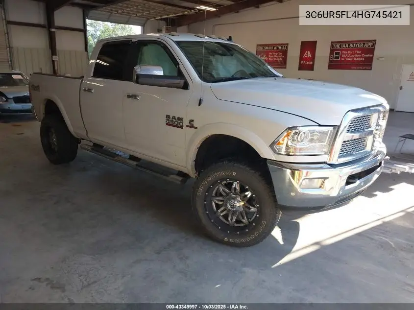 3C6UR5FL4HG745421 2017 Ram 2500 Laramie 4X4 6'4 Box