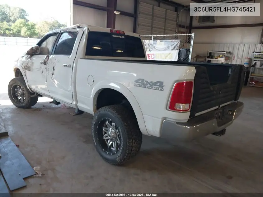 3C6UR5FL4HG745421 2017 Ram 2500 Laramie 4X4 6'4 Box