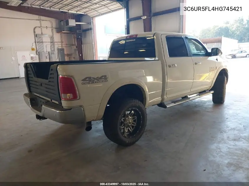 3C6UR5FL4HG745421 2017 Ram 2500 Laramie 4X4 6'4 Box