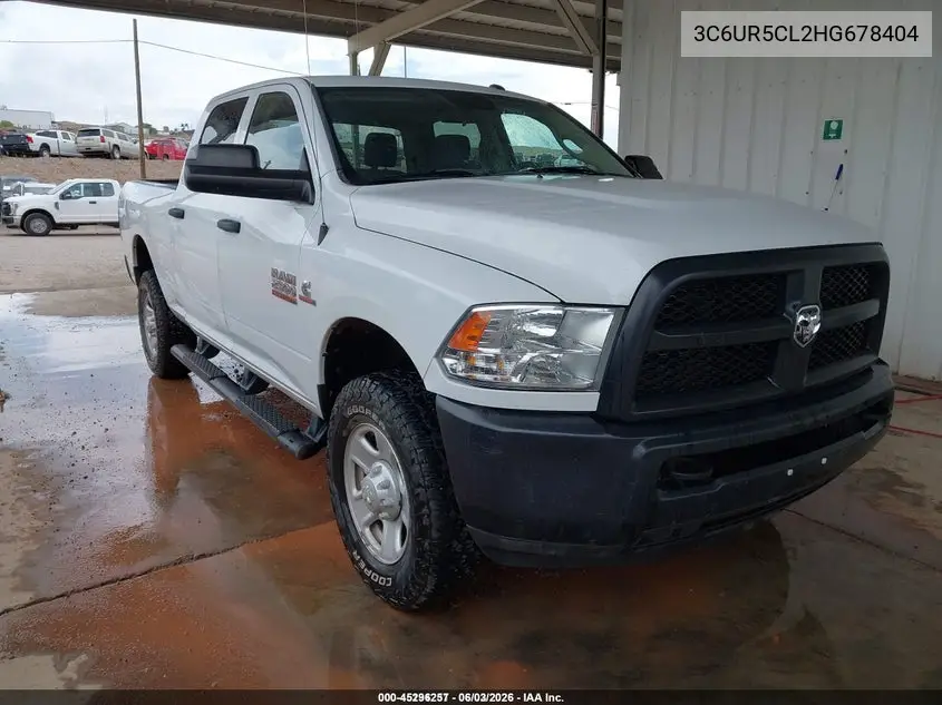 2017 Ram 2500 Tradesman 4X4 6'4 Box VIN: 3C6UR5CL2HG678404 Lot: 45296257