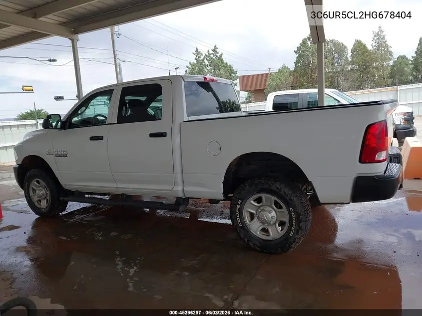 2017 Ram 2500 Tradesman 4X4 6'4 Box VIN: 3C6UR5CL2HG678404 Lot: 45296257
