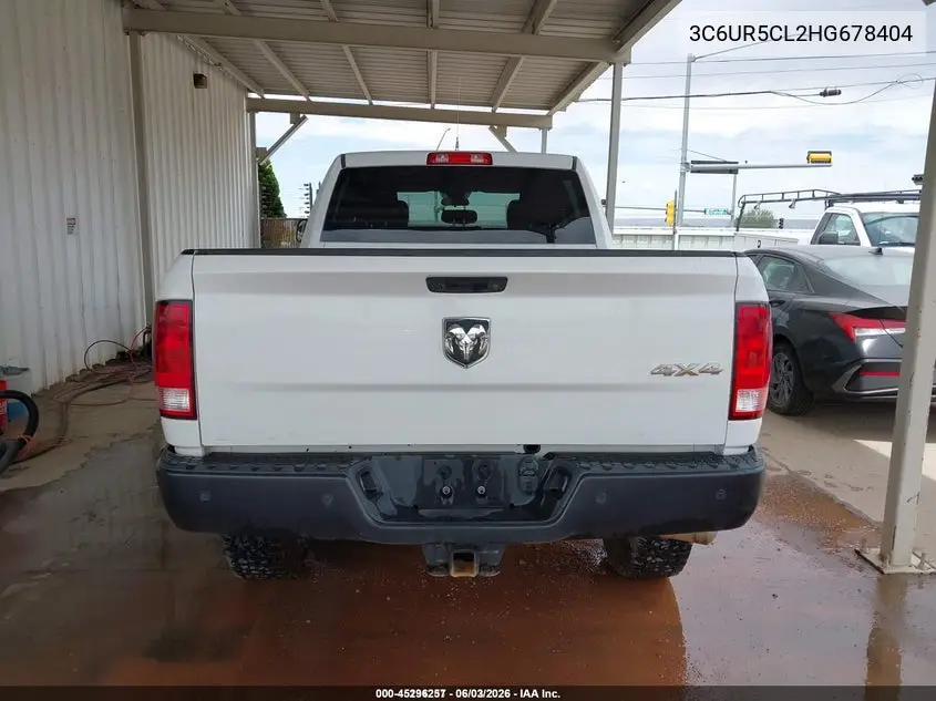 2017 Ram 2500 Tradesman 4X4 6'4 Box VIN: 3C6UR5CL2HG678404 Lot: 45296257