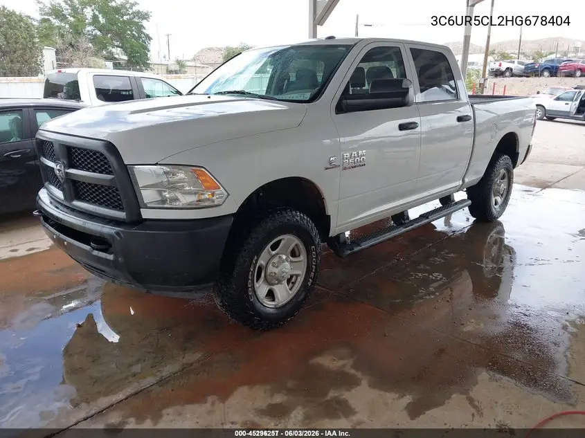 2017 Ram 2500 Tradesman 4X4 6'4 Box VIN: 3C6UR5CL2HG678404 Lot: 45296257
