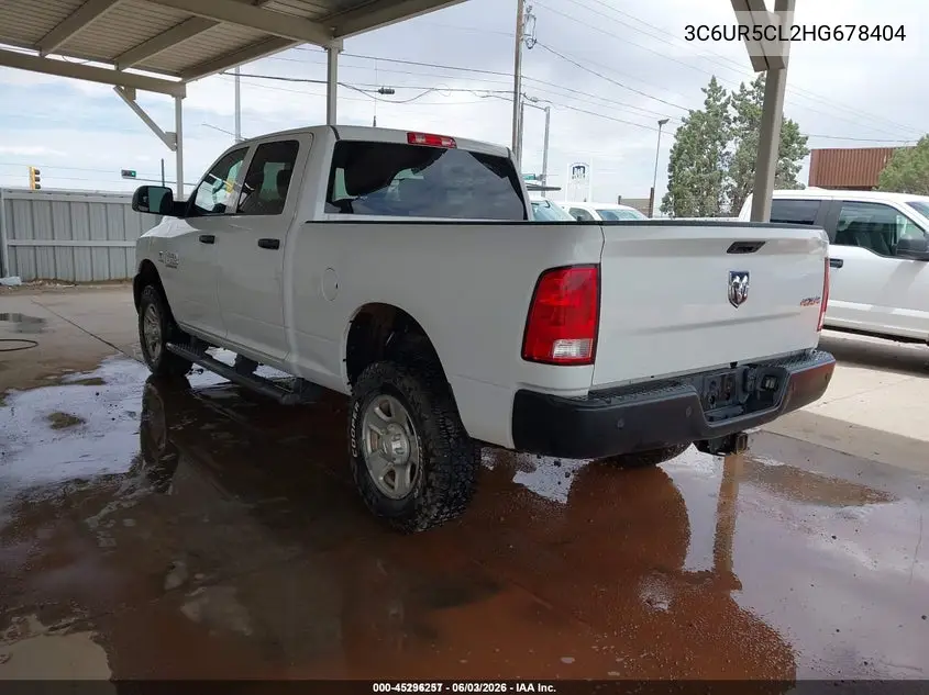 2017 Ram 2500 Tradesman 4X4 6'4 Box VIN: 3C6UR5CL2HG678404 Lot: 45296257