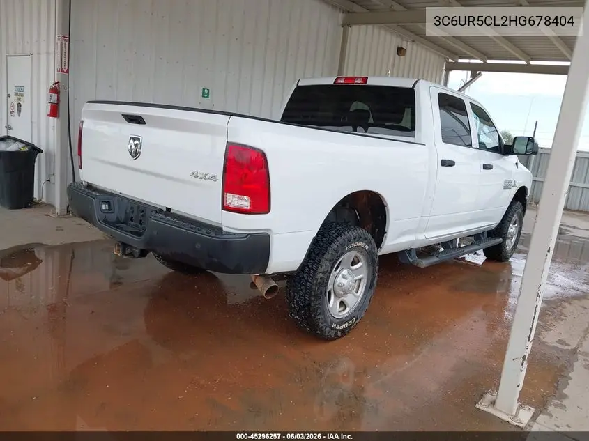 2017 Ram 2500 Tradesman 4X4 6'4 Box VIN: 3C6UR5CL2HG678404 Lot: 45296257