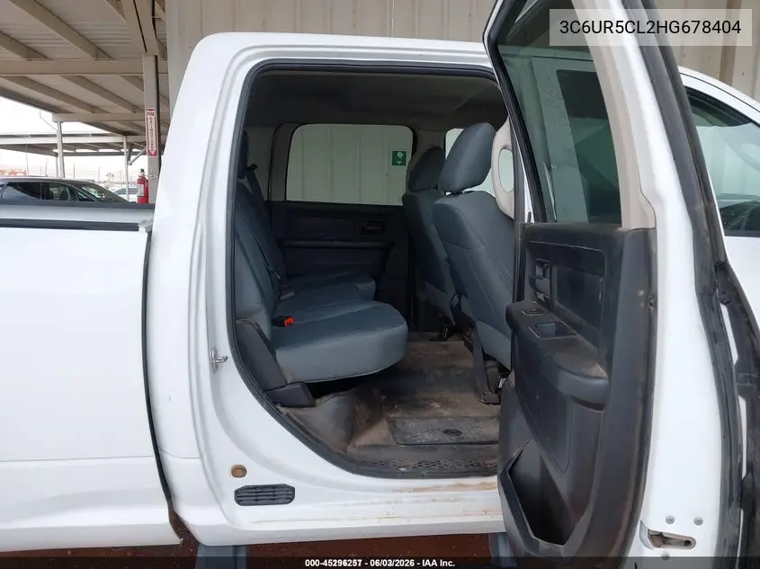 2017 Ram 2500 Tradesman 4X4 6'4 Box VIN: 3C6UR5CL2HG678404 Lot: 45296257