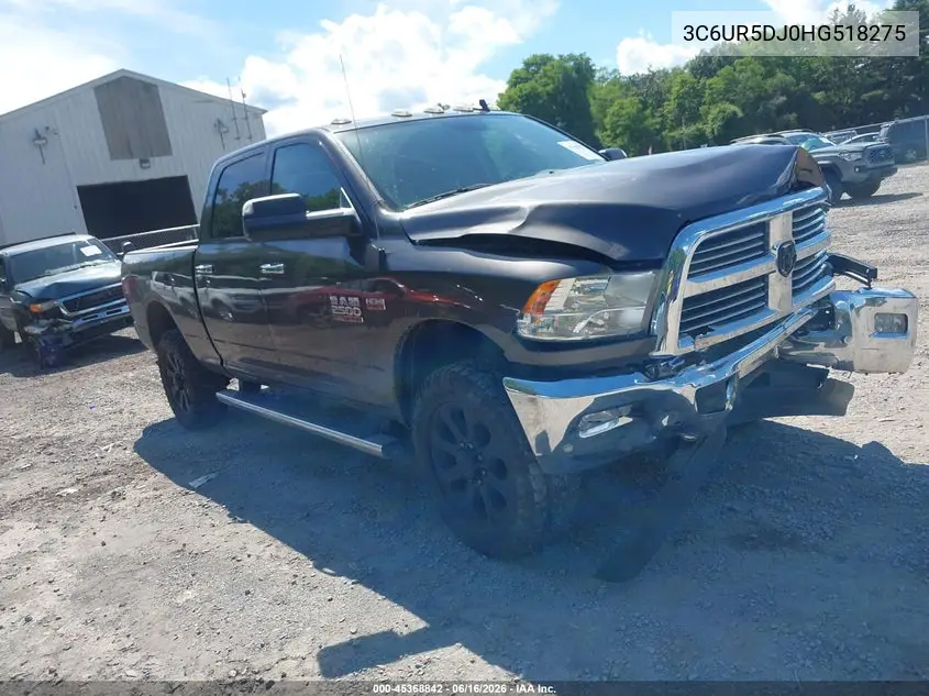 2017 Ram 2500 Big Horn 4X4 6'4 Box VIN: 3C6UR5DJ0HG518275 Lot: 45368842