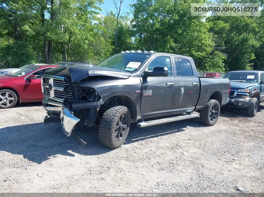 2017 Ram 2500 Big Horn 4X4 6'4 Box VIN: 3C6UR5DJ0HG518275 Lot: 45368842