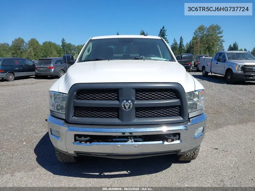 2017 Ram 2500 Tradesman 4X4 6'4 Box VIN: 3C6TR5CJ6HG737724 Lot: 45369006