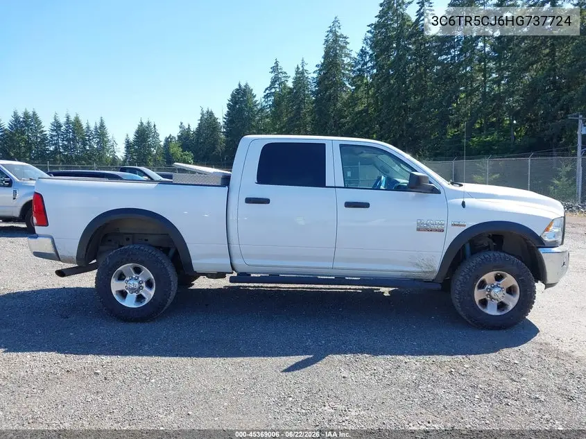 2017 Ram 2500 Tradesman 4X4 6'4 Box VIN: 3C6TR5CJ6HG737724 Lot: 45369006