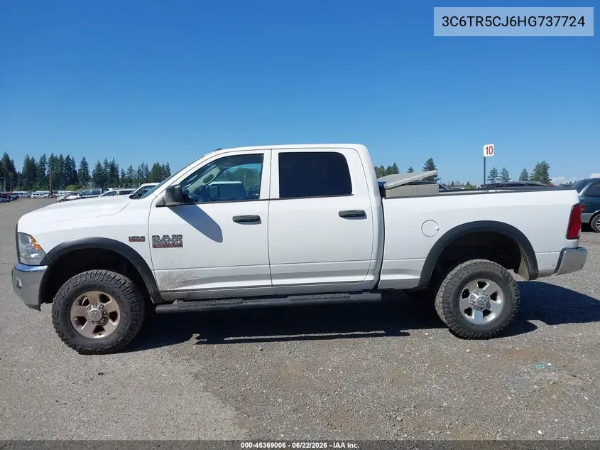 2017 Ram 2500 Tradesman 4X4 6'4 Box VIN: 3C6TR5CJ6HG737724 Lot: 45369006
