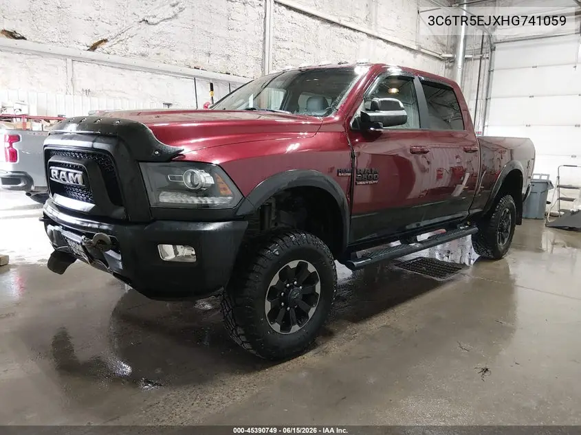 2017 Ram 2500 Power Wagon 4X4 6'4 Box VIN: 3C6TR5EJXHG741059 Lot: 45390749