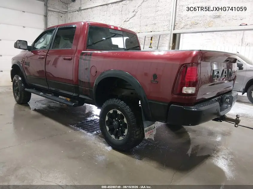 2017 Ram 2500 Power Wagon 4X4 6'4 Box VIN: 3C6TR5EJXHG741059 Lot: 45390749
