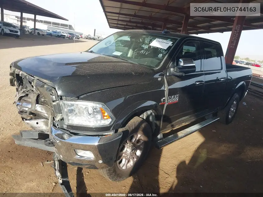 2017 Ram 2500 Limited 4X2 6'4 Box VIN: 3C6UR4FL0HG744163 Lot: 45410940