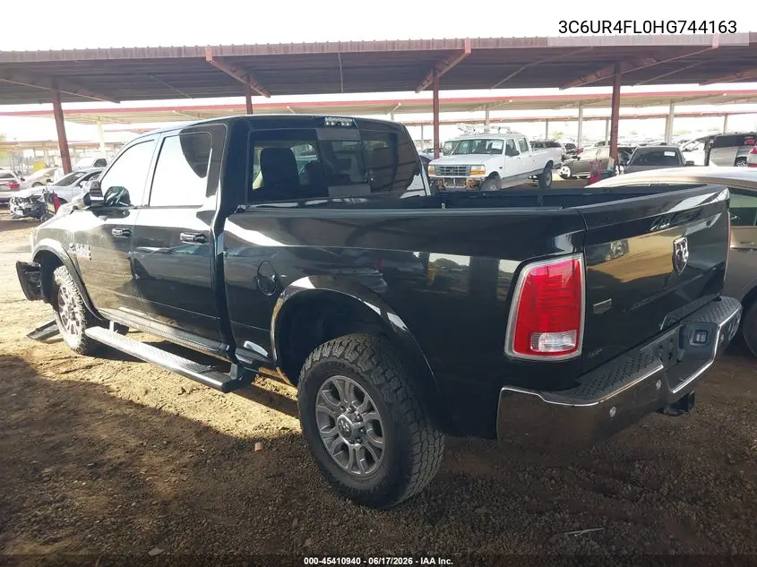 2017 Ram 2500 Limited 4X2 6'4 Box VIN: 3C6UR4FL0HG744163 Lot: 45410940