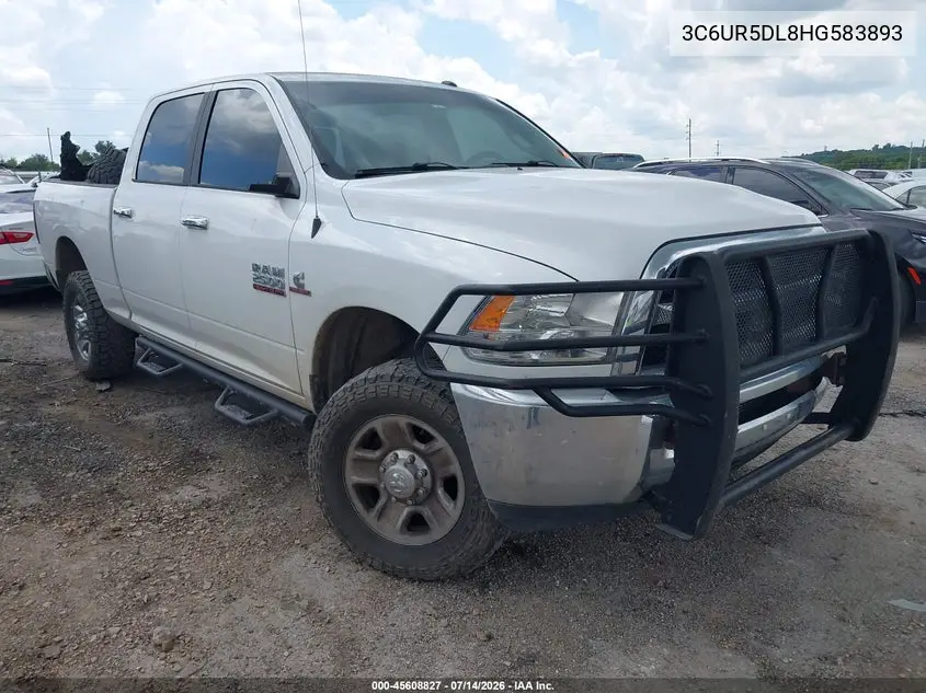2017 Ram 2500 Slt 4X4 6'4 Box VIN: 3C6UR5DL8HG583893 Lot: 45608827